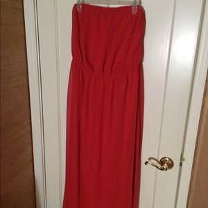 Red Maxi dress
